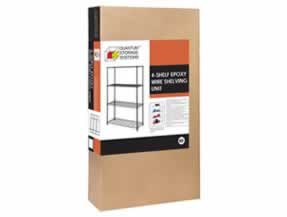 Black Epoxy - 1 Box Wire Shelving