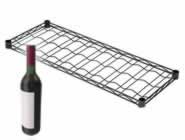 Black Epoxy Wine Shelving