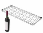 Chrome Wine Shelving