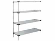 Galvanized Solid Shelf Add-On Units