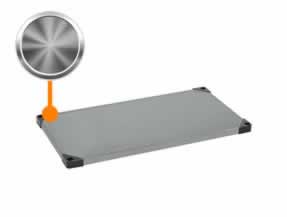 Stainless Steel Solid Shelves