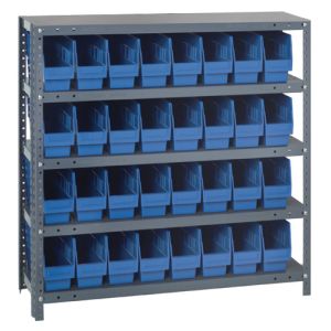 Steel Shelving Bin System