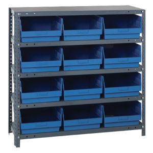 Steel Shelving Bin System