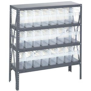 Steel Shelving Bin System
