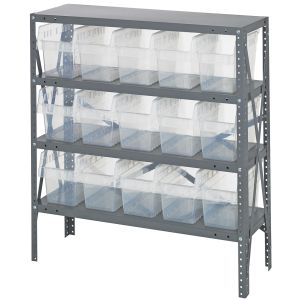 Steel Shelving Bin System