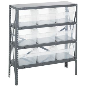 Steel Shelving Bin System
