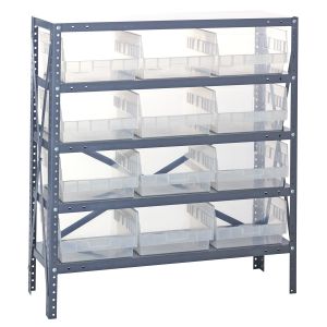 Steel Shelving Bin System