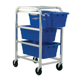 Tub Rack with Cross Stack Tubs