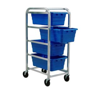 Tub Rack with Cross Stack Tubs