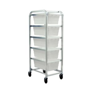 Tub Rack with Cross Stack Tubs