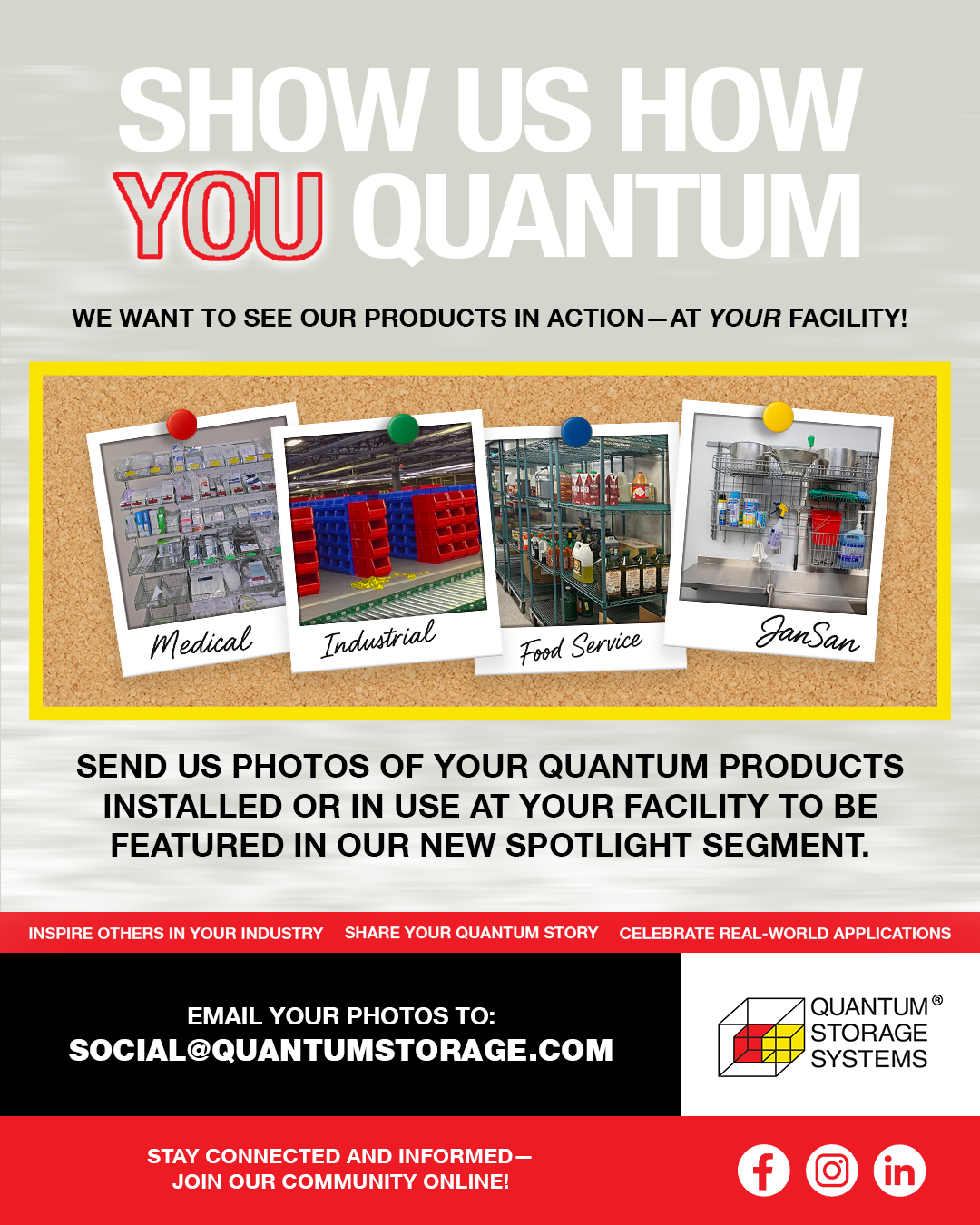 Quantum Storage products showcased at customer facilities