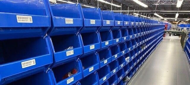 Quantum Quick Pick Bin storage system