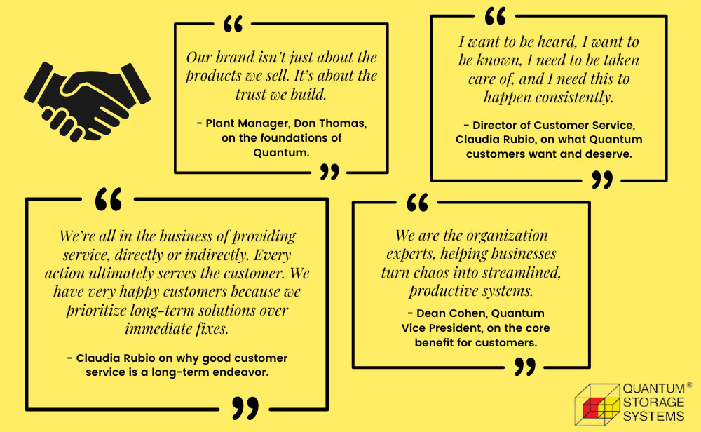 Quote graphic on the value of a true storage partner