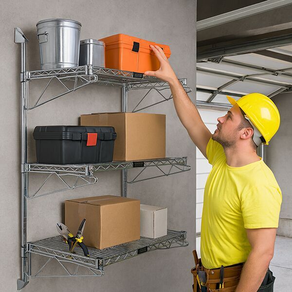 Cantilever Wire Shelving for Garages