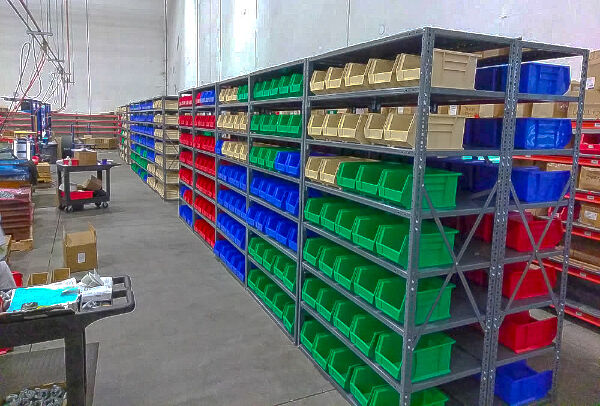 Heavy-Duty Steel Shelving