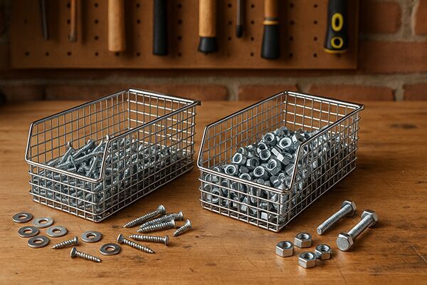 See-Through Storage for Small Parts