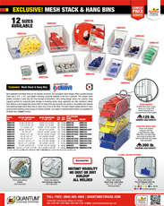 EXCLUSIVE! MESH STACK AND HANG BINS