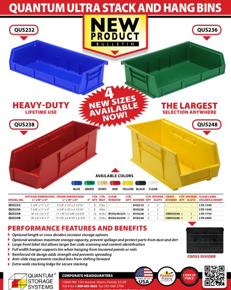 ULTRA STACK AND HANG BINS