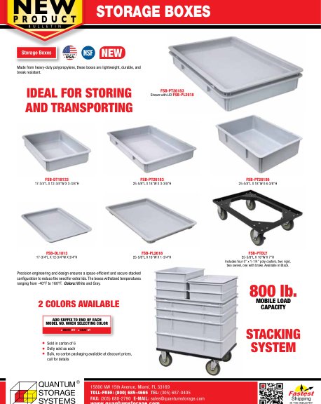 STORAGE BOXES
