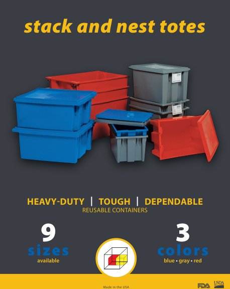 STACK AND NEST TOTES